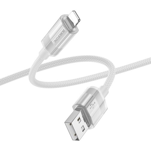 Купити Кабель USB Borofone BU44 Sincero Lightning 2.4A 1.2m, 7
