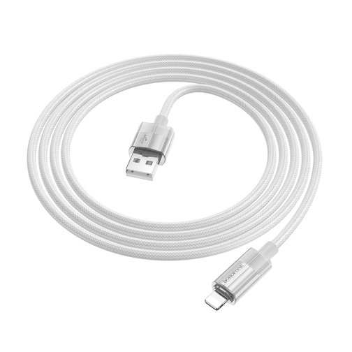 Купити Кабель USB Borofone BU44 Sincero Lightning 2.4A 1.2m, 8