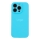 Купить Чехол Silicone Case Full Size with Frame для iPhone 14 Pro Max 16.Blue