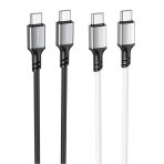 Купити Кабель USB Borofone BX83 60W (20V/3A) Silicone Type-C to Type-C