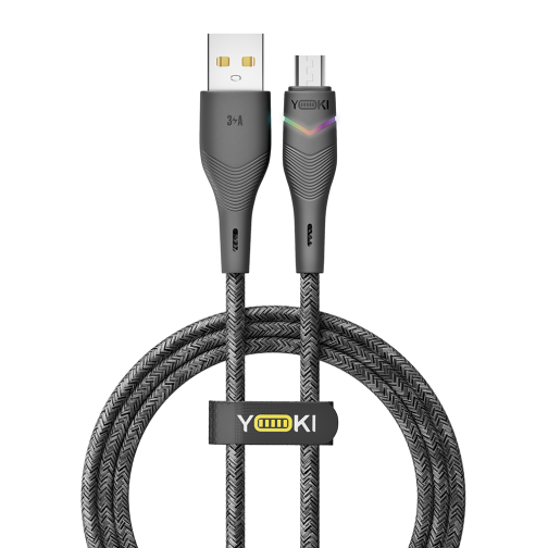 Купити Кабель USB YOKI RGB YK-RG24 Micro 3A 1.2m