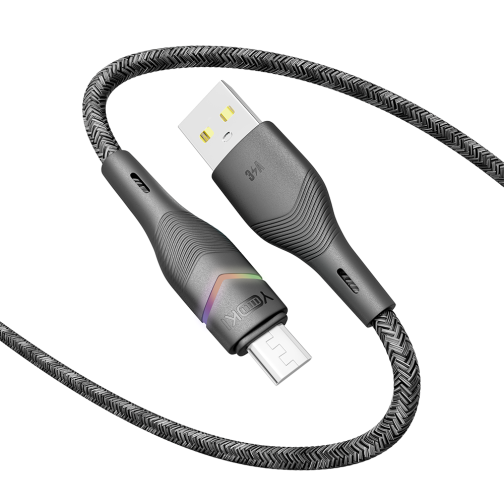 Купити Кабель USB YOKI RGB YK-RG24 Micro 3A 1.2m, 4