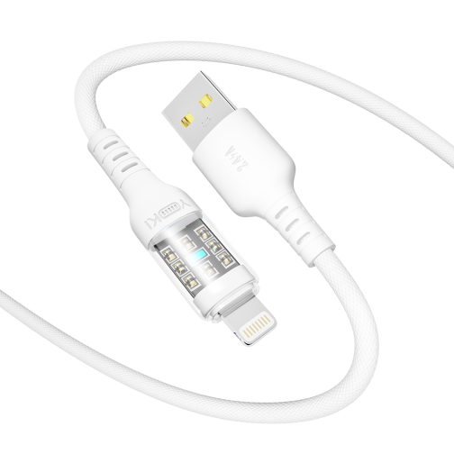 Купить USB YOKI CYBER YK-CY23 Lightning 2.4A 1.2m, 7