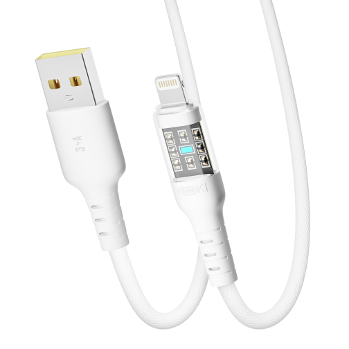 Купить USB YOKI CYBER YK-CY23 Lightning 2.4A 1.2m, 13