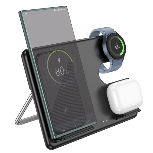 Купить Беспроводное Зарядное Устройство Hoco CQ2 3-in-1 15W (SAM Watch), 2