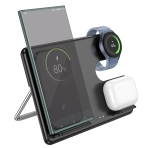 Купить Беспроводное Зарядное Устройство Hoco CQ2 3-in-1 15W (SAM Watch), 2