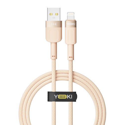 Купити Кабель USB YOKI STYLE YK-ST41 Lightning 2.4A 1.2m
