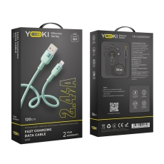 Купить USB YOKI SILICONE YK-SI50 Lightning 2.4A 1.2m