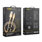 Купити Кабель USB YOKI STYLE YK-ST41 Lightning 2.4A 1.2m, 2