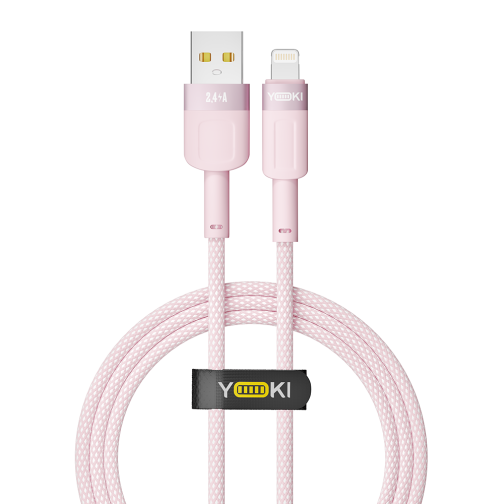 Купити Кабель USB YOKI STYLE YK-ST41 Lightning 2.4A 1.2m, 4