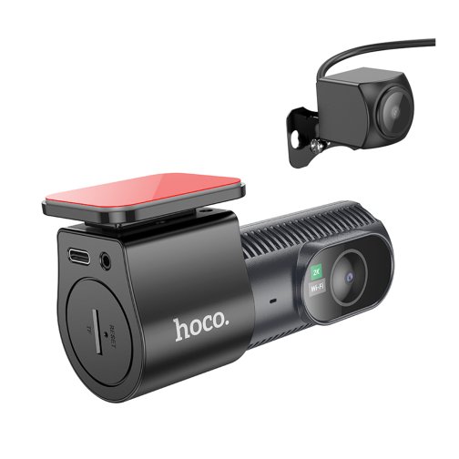 Купить Видеорегистратор Hoco DV8 1.47-inch 2K DisplayTFT/WI-FI+Камера Заднего Вида