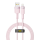 Купити Кабель USB YOKI STYLE YK-ST41 Lightning 2.4A 1.2m Рожевий