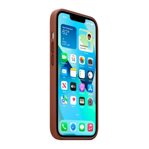 Купить Чехол Leather Case with MagSafe для iPhone 14, 3