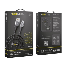 Купити Кабель USB YOKI SOLID YK-SO15 Type-C 3A 2m