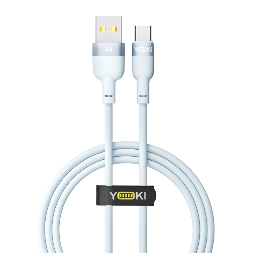Купити Кабель USB YOKI SILICONE YK-SI50 Type-C 3A 1.2m