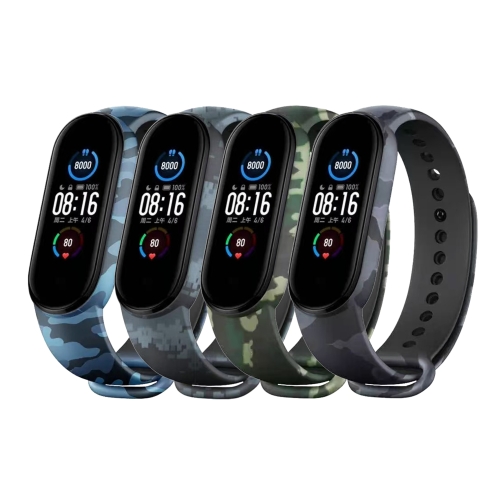 Купити Ремінець для Xiaomi Mi Band 5/6/7 Сamouflage