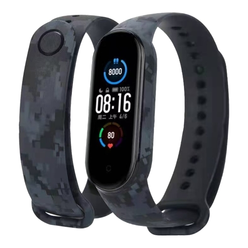 Купити Ремінець для Xiaomi Mi Band 5/6/7 Сamouflage, 16