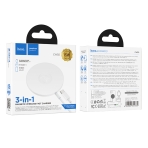 Купити Бездротовий Зарядний Пристрій Hoco CW50 Fast 3-in-1 magnetic 15W (for iWatch), 2