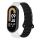 Купити Ремінець для Xiaomi Mi Band 8/9/10 Silicone Link White/Black