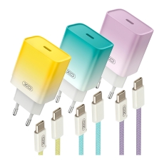 Купить Сетевое Зарядное Устройство XO CE18 1Type-C PD/QC 30W Type-C to Type-C