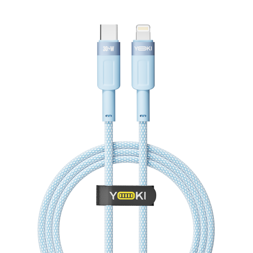 Купити Кабель USB YOKI STYLE YK-ST41 Type-C to Lightning 30W 1.2m