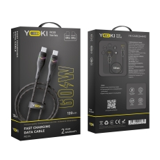 Купить USB YOKI RGB YK-RG24 Type-C to Type-C 60W 1.2m