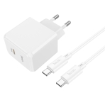 Купить Сетевое Зарядное Устройство Hoco CS13A 1USB-C PD/QC 20W+Type-C to Type-C, 4