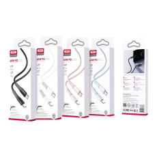 Купити Кабель USB XO NB-Q226B 60W Silicone two-color Type-C to Type-C