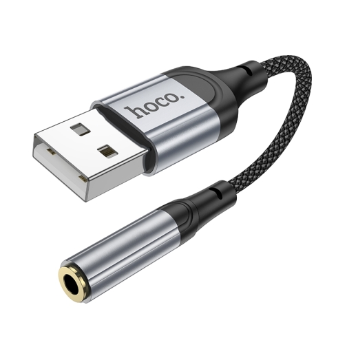 Купити Перехідник Hoco LS36 Sound Card USB to AUX 3.5mm (female) 12cm, 3