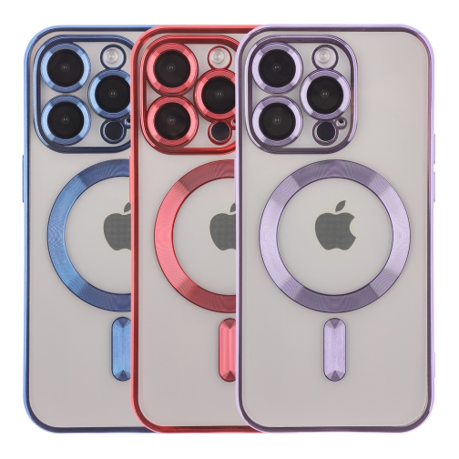 Купить Чехол TPU Metallic Full Camera with Magsafe для iPhone 15 Pro Max