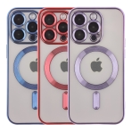 Купить Чехол TPU Metallic Full Camera with Magsafe для iPhone 15 Pro Max