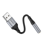 Купити Перехідник Hoco LS36 Sound Card USB to AUX 3.5mm (female) 12cm, 7