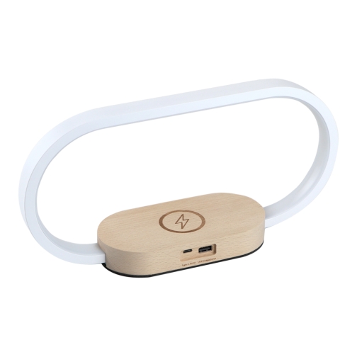 Купити Бездротовий Зарядний Пристрій WR08 3in1+Lamp/Clock/Wireless 10W, 2