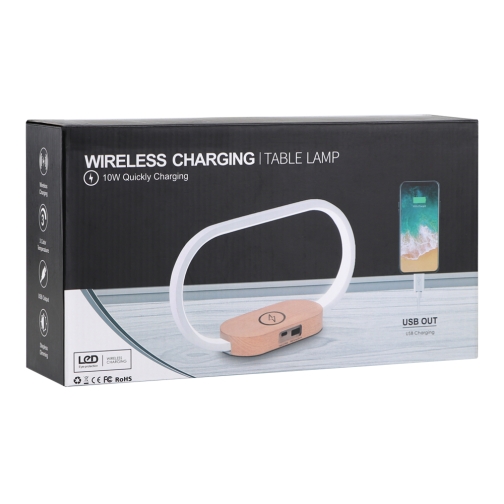 Купити Бездротовий Зарядний Пристрій WR08 3in1+Lamp/Clock/Wireless 10W, 4