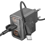 Купить Сетевое Зарядное Устройство Borofone BAS33A 2USB-C PD/QC45W Type-C to Type-C, 6