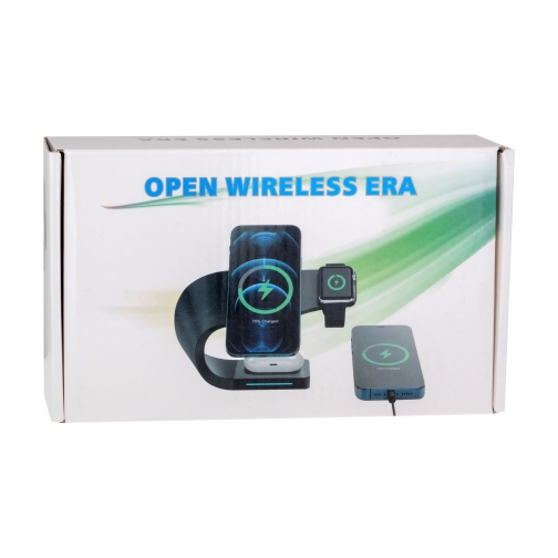 Купить Беспроводное Зарядное Устройство MagSafe 178 3in1 3.0A Мятая упаковка, 2