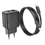 Купить Сетевое Зарядное Устройство Hoco CS23A 1USB/1USB-C PD/QC 30W+Type-C to Lightning, 7