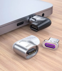 Купить Адаптер Magnetic Type-C 120W угловой 90 градусов Купить Адаптер Magnetic Type-C 120W угловой 90 градусов