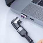 Купити Адаптер Magnetic Type-C 120W кутовий 90 градусів, 3