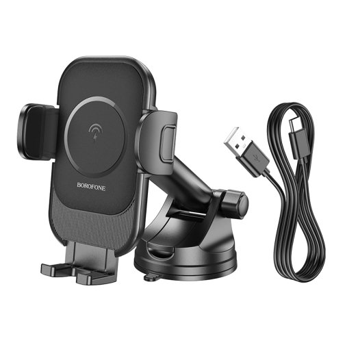 Купити Автотримач Borofone BH203 Blue Charm Wireless 15W, 5