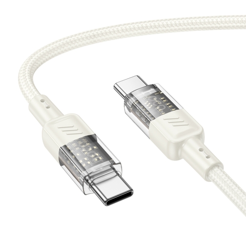 Купить USB Hoco U129 60W Type-C to Type-C 1.2m, 4