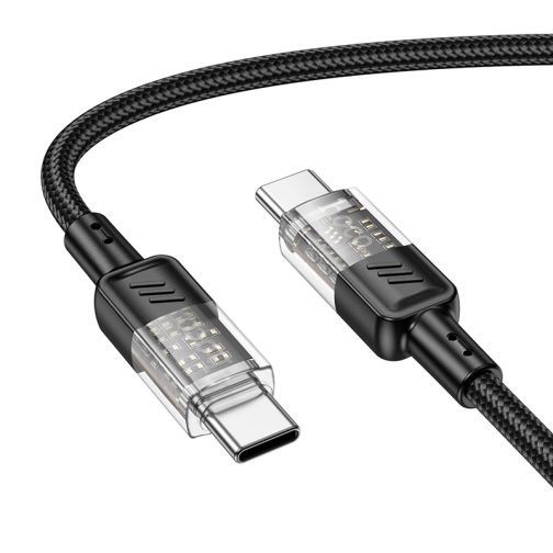 Купить USB Hoco U129 60W Type-C to Type-C 1.2m, 5