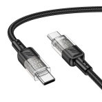 Купить USB Hoco U129 60W Type-C to Type-C 1.2m, 5