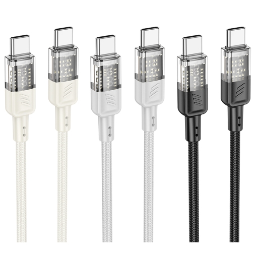 Купить USB Hoco U129 60W Type-C to Type-C 1.2m, 6
