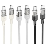 Купить USB Hoco U129 60W Type-C to Type-C 1.2m, 6