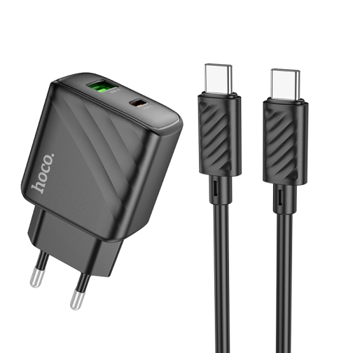 Купить Сетевое Зарядное Устройство Hoco CS23A 1USB/1USB-C PD/QC 30W+Type-C to Type-C