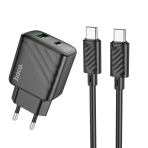 Купить Сетевое Зарядное Устройство Hoco CS23A 1USB/1USB-C PD/QC 30W+Type-C to Type-C