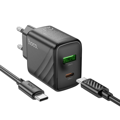 Купить Сетевое Зарядное Устройство Hoco CS23A 1USB/1USB-C PD/QC 30W+Type-C to Type-C, 3