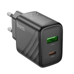 Купить Сетевое Зарядное Устройство Hoco CS23A 1USB/1USB-C PD/QC 30W, 3