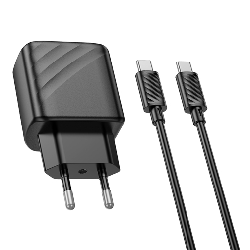 Купить Сетевое Зарядное Устройство Hoco CS23A 1USB/1USB-C PD/QC 30W+Type-C to Type-C, 6
